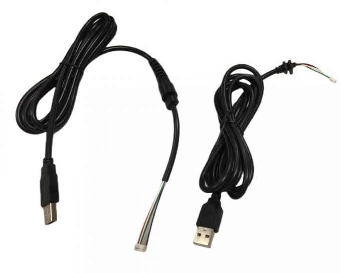 Ronde kabeldraad harnesses 2.54mm 4 pin naar DB9 Vrouwelijke RS232 naar HMI 0