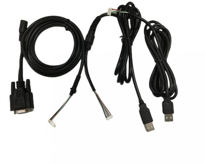 Ronde kabeldraad harnesses 2.54mm 4 pin naar DB9 Vrouwelijke RS232 naar HMI 3
