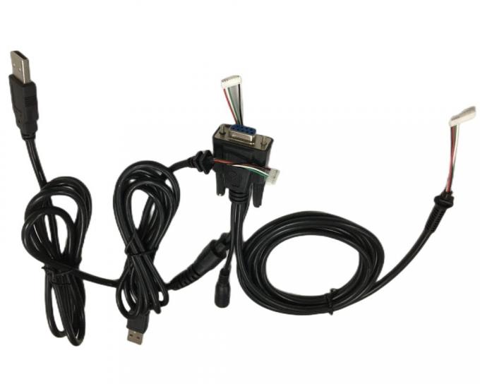 Ronde kabeldraad harnesses 2.54mm 4 pin naar DB9 Vrouwelijke RS232 naar HMI 1