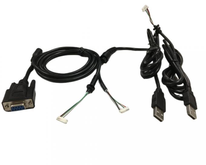 Ronde kabeldraad harnesses 2.54mm 4 pin naar DB9 Vrouwelijke RS232 naar HMI 2