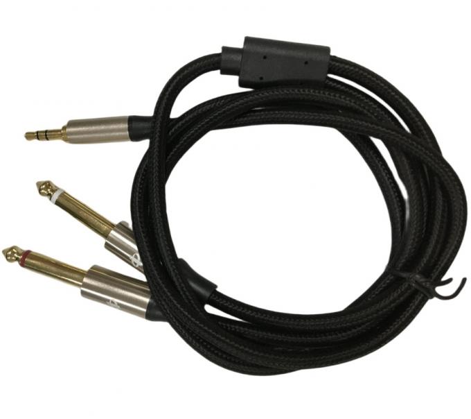 OEM Auto Wiring Harness Assembly Mono 6.5 Jack naar Stereo 3.5 Jack Audio kabel 0
