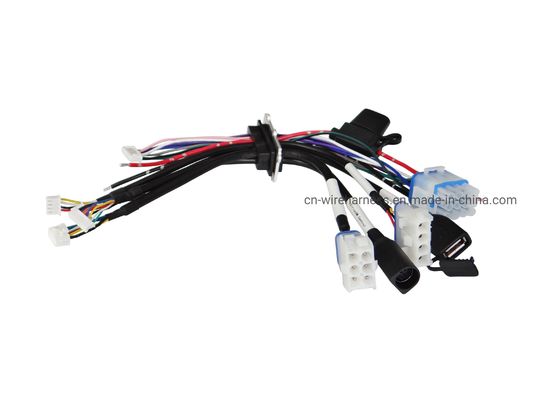 DC-interface EV-draadgordel Motorfiets Radio Gordel Adapter Kit