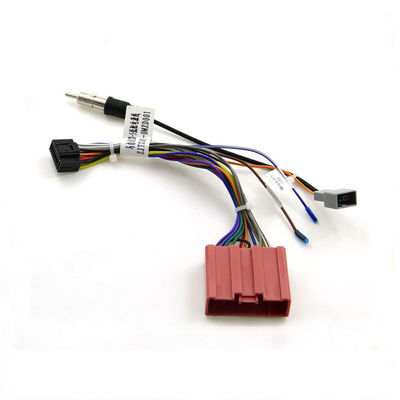 ISO Radio Automobile Wire Harness Gewijzigde Auto Versterker Bedrading Kits