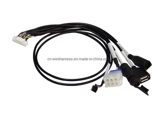 Op maat gemaakte automotive elektronische waterdichte connector bedrading harness voor verschillende merken connector
