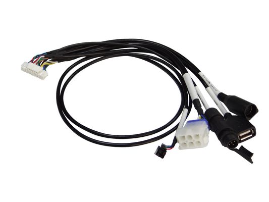 Gepersonaliseerd Plug 12 Pin Stereo Harness Nieuwe Energie Pigtail Waterdicht