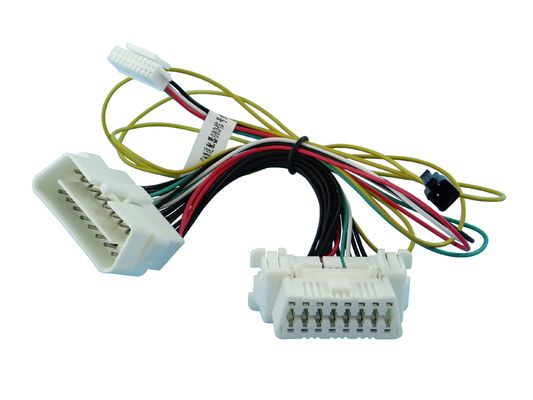 16pins Automotive Wire Harness Assembly Man en vrouw connector OBD2 kabel