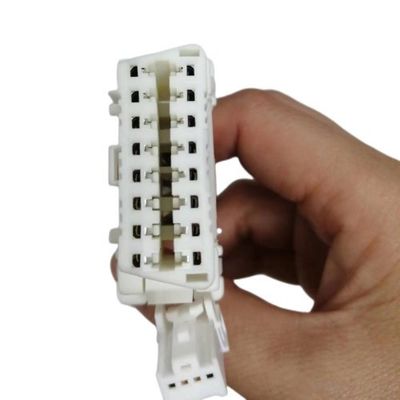 OEM Elektronische draad 1 tot 2 Verlenging OBD kabel Makkelijk in te pluggen Automobilische verlenging Een Split Twee OBD draad