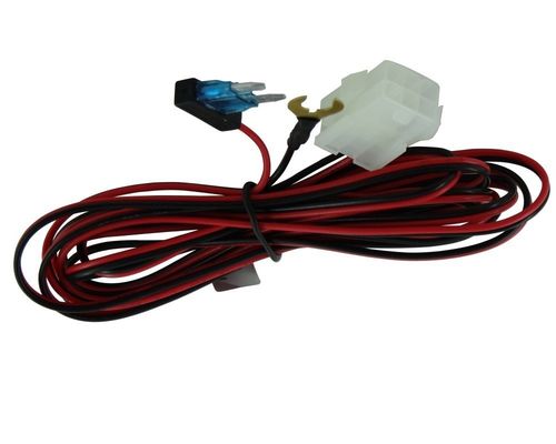 RoHS Automotive Power Cable Direct Wire 300V met lont Custom Power Cord Fuse Box