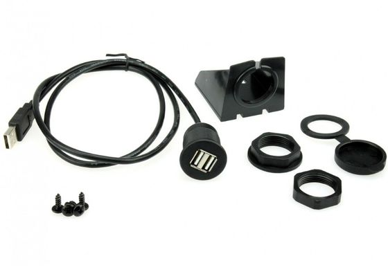 ODM Kabeldraad Harnesses Twee USB-verlengkabel Automotive Dash Mount