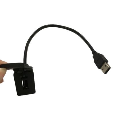 Vierkant paneel kabel draad harnesses Auto USB-kabel met anti-stof cover