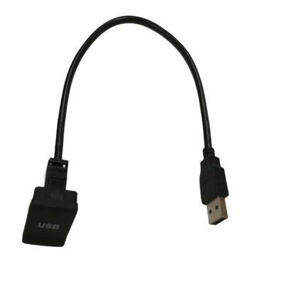 Vierkant paneel kabel draad harnesses Auto USB-kabel met anti-stof cover