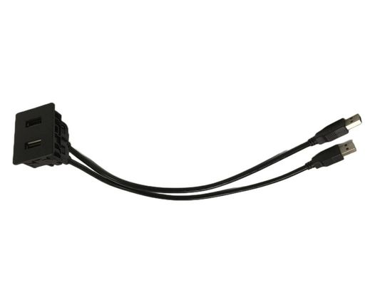 FCC Dual USB-kabel verlenging slot Mount Mitsubishi voor auto