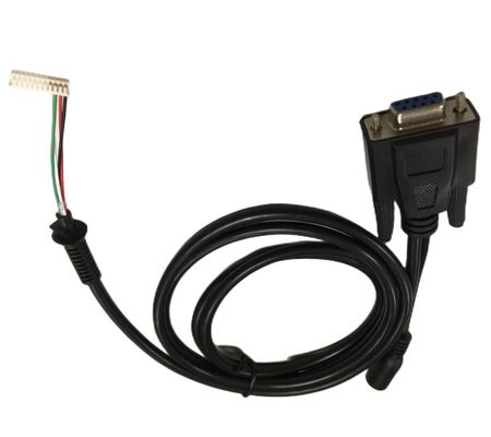Ronde kabeldraad harnesses 2.54mm 4 pin naar DB9 Vrouwelijke RS232 naar HMI