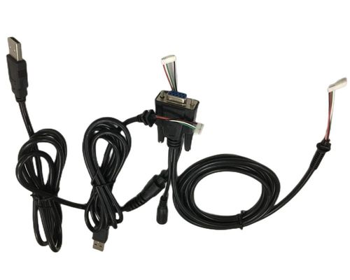 Ronde kabeldraad harnesses 2.54mm 4 pin naar DB9 Vrouwelijke RS232 naar HMI