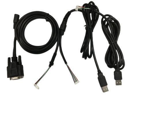 Ronde kabeldraad harnesses 2.54mm 4 pin naar DB9 Vrouwelijke RS232 naar HMI