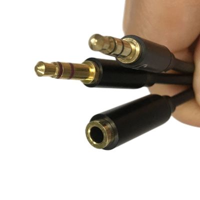Y Splitter Kabel Draad Harnesses Audio Kabel Headset 3,5 mm 2 Man Mic Kabel
