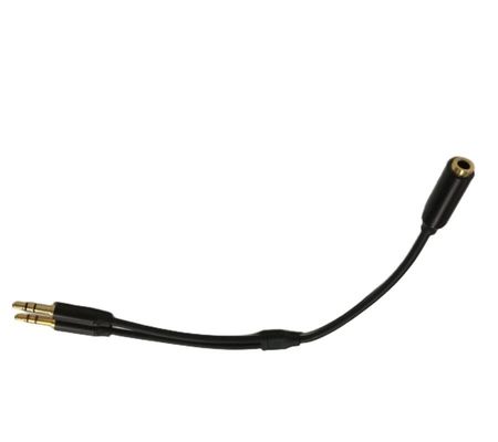 Y Splitter Kabel Draad Harnesses Audio Kabel Headset 3,5 mm 2 Man Mic Kabel