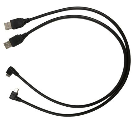 Kabel elektrische harnasdraad met 90 graden hoek Mini USB-poort