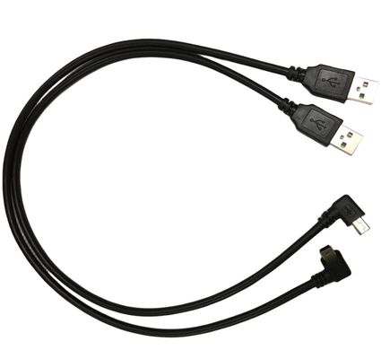 Kabel elektrische harnasdraad met 90 graden hoek Mini USB-poort