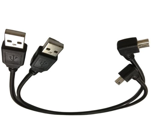 Kabel elektrische harnasdraad met 90 graden hoek Mini USB-poort