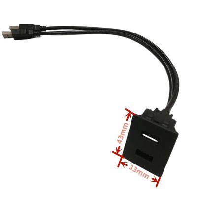 Car Dash Cable Wire Harnesses Single Dual Car Charger USB-aansluiting