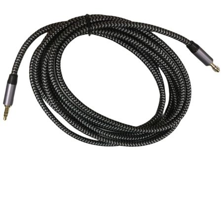 Professionele aangepaste draadband gevlochten Aux Heavy Duty Audio kabel