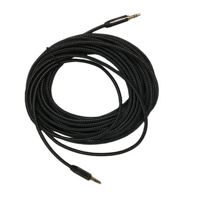 Professionele aangepaste draadband gevlochten Aux Heavy Duty Audio kabel