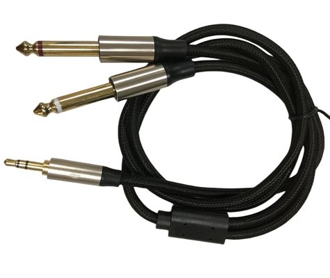OEM Auto Wiring Harness Assembly Mono 6.5 Jack naar Stereo 3.5 Jack Audio kabel