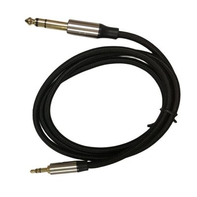 Heavy Duty Custom Wire Harness Man tot Man Aux 3,5 mm tot 6,35 mm Jack Audio Cable