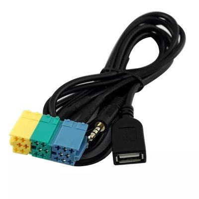 Heavy Duty Custom Wire Harness Man tot Man Aux 3,5 mm tot 6,35 mm Jack Audio Cable