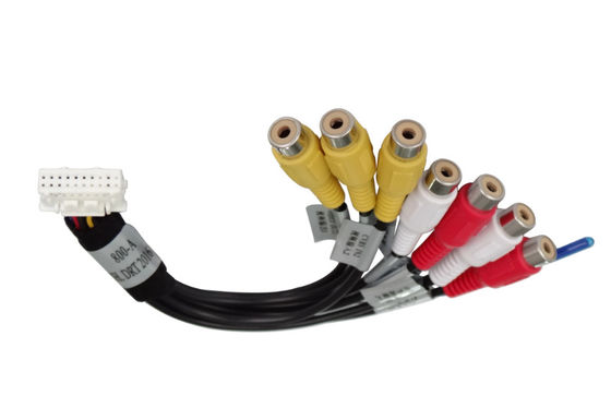 Op maat gemaakte kabelsamenstelling 20pins mannelijke en vrouwelijke verbindingsdraad voor Mitsubishi