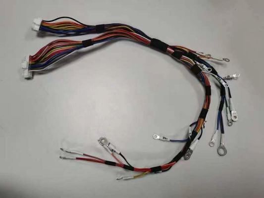 Wit Zwart UL gecertificeerde aangepaste draadgordel met 22AWG temperatuurbereik -20oC-85oC 300V