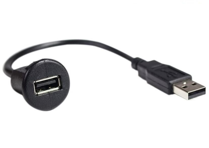 Voltage 24V USB Dash Mount Adapter Voor Voertuig, Fiets, Motorfiets