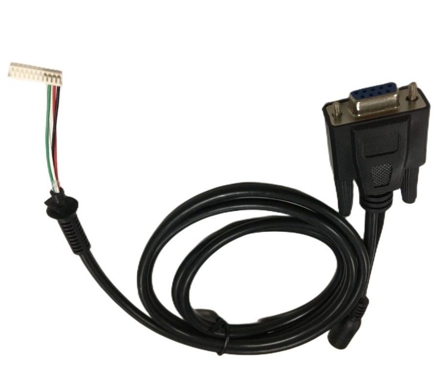 Ronde kabeldraad harnesses 2.54mm 4 pin naar DB9 Vrouwelijke RS232 naar HMI