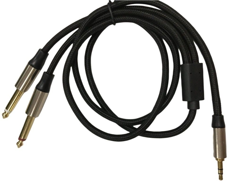 OEM Auto Wiring Harness Assembly Mono 6.5 Jack naar Stereo 3.5 Jack Audio kabel
